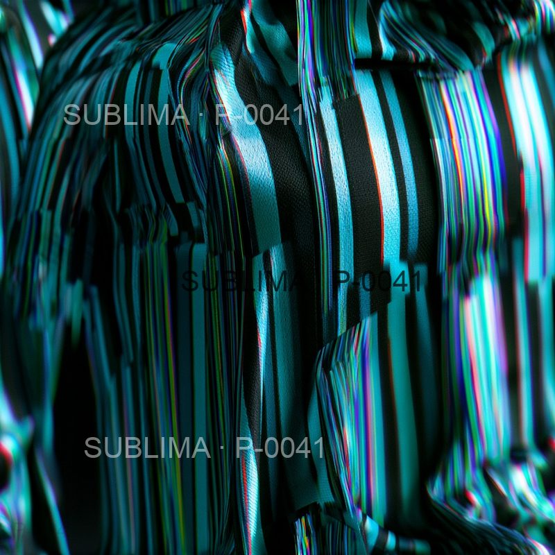P-0041 Glitch & Tech seamless print pattern by Sublima