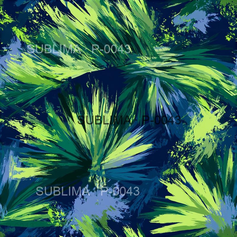 P-0043 Botanical Energy seamless print pattern by Sublima