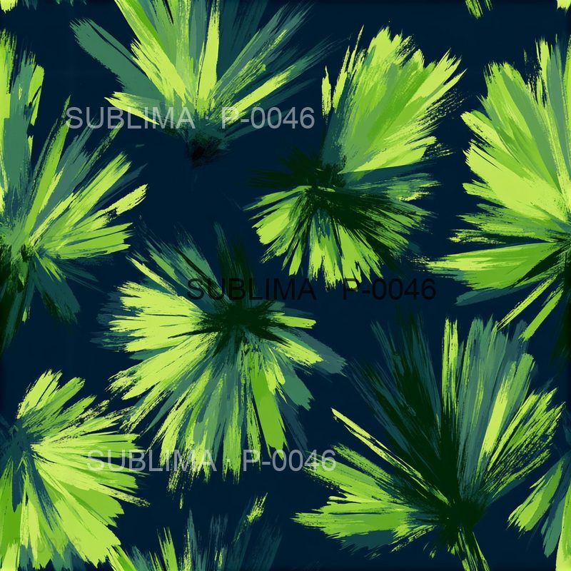 P-0046 Botanical Energy seamless print pattern by Sublima