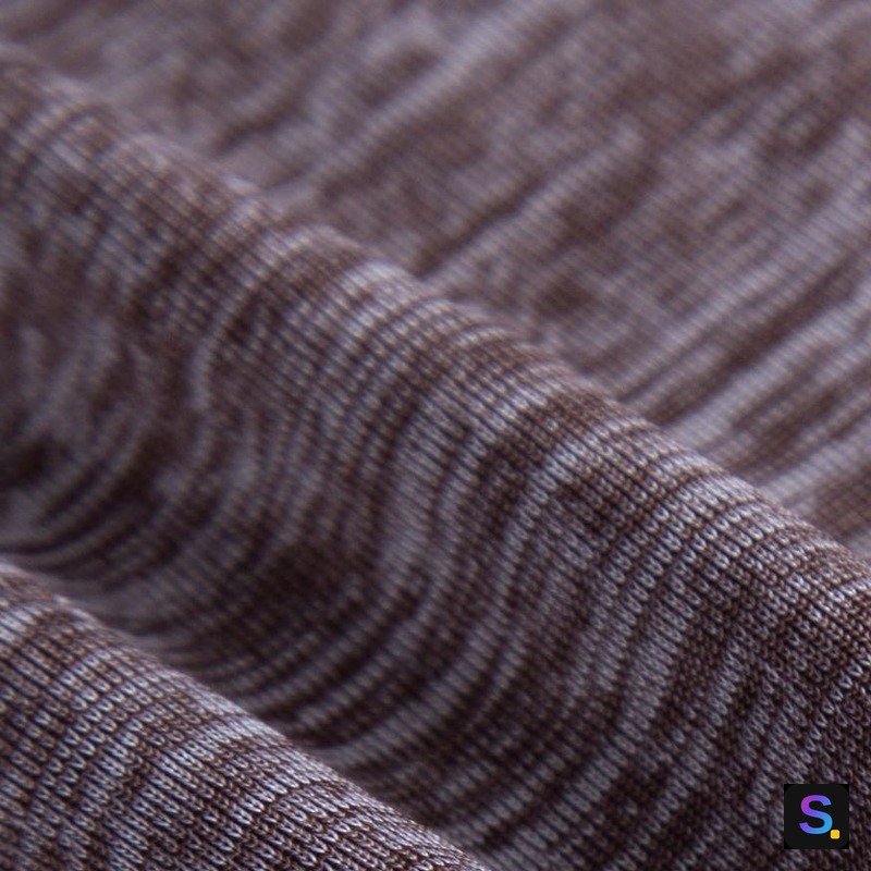 Cloud-Pattern Jersey, Brown — photo 2
