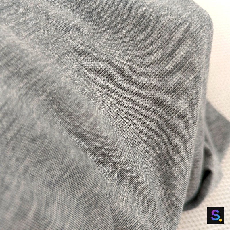 Cloud-Pattern Jersey, Heather Grey — photo 2