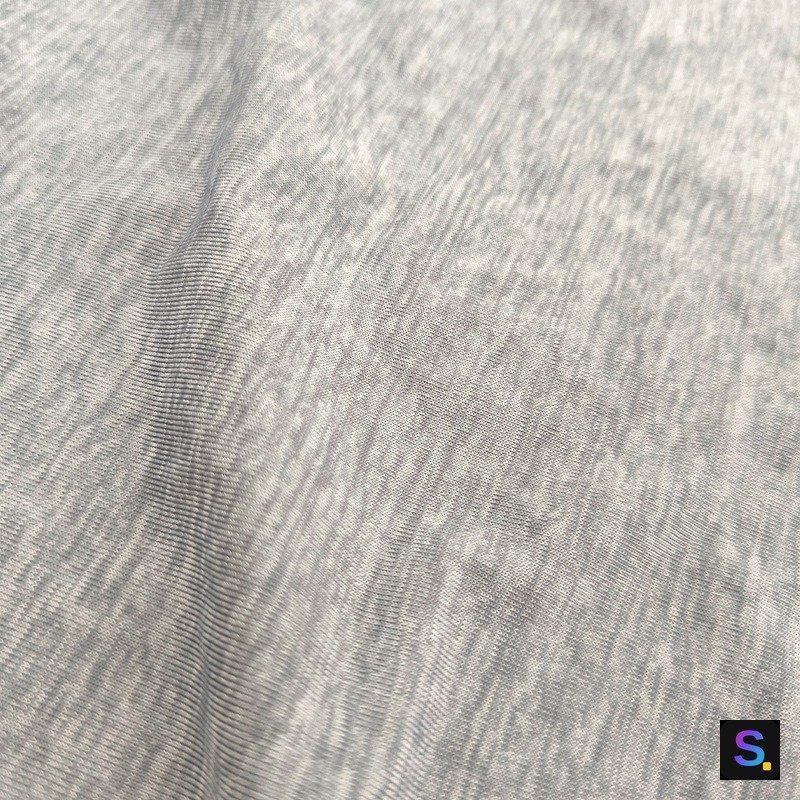Cloud-Pattern Jersey, Heather Grey — photo 3