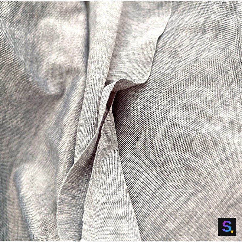 Cloud-Pattern Jersey, Heather Grey — photo 4