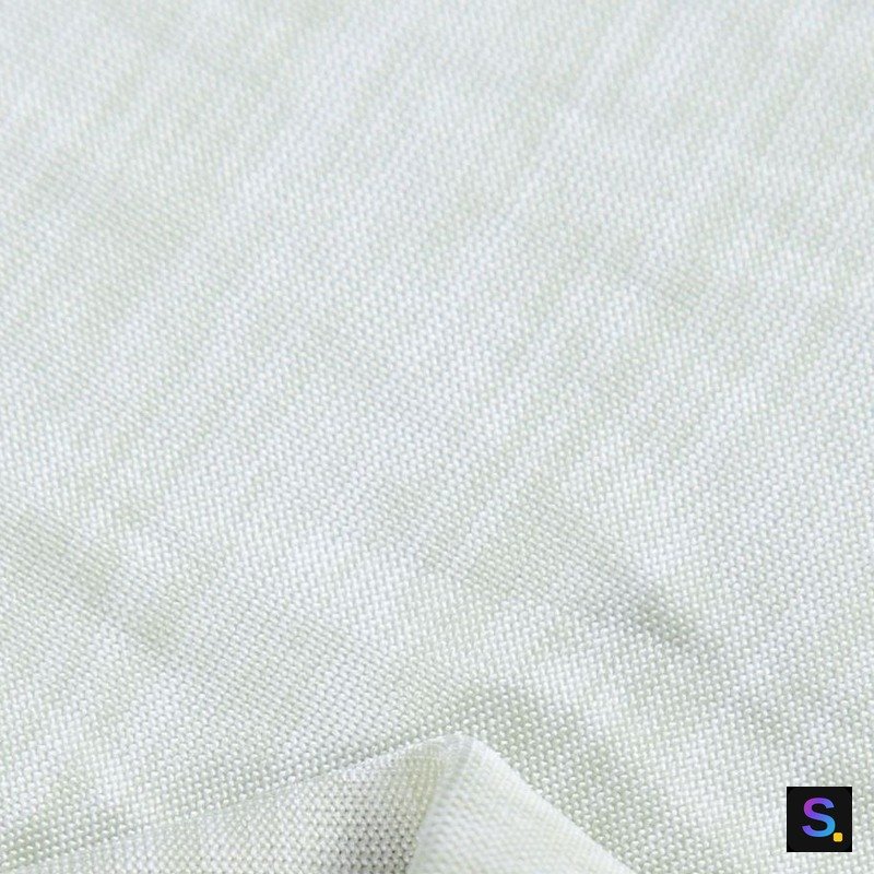 Cloud-Pattern Jersey, Ivory knitted fabric, nylon