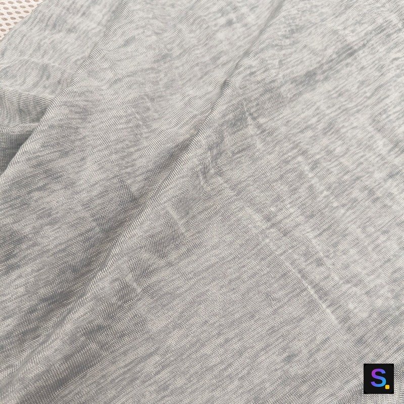 Cloud-Pattern Jersey, Silver Grey — photo 3