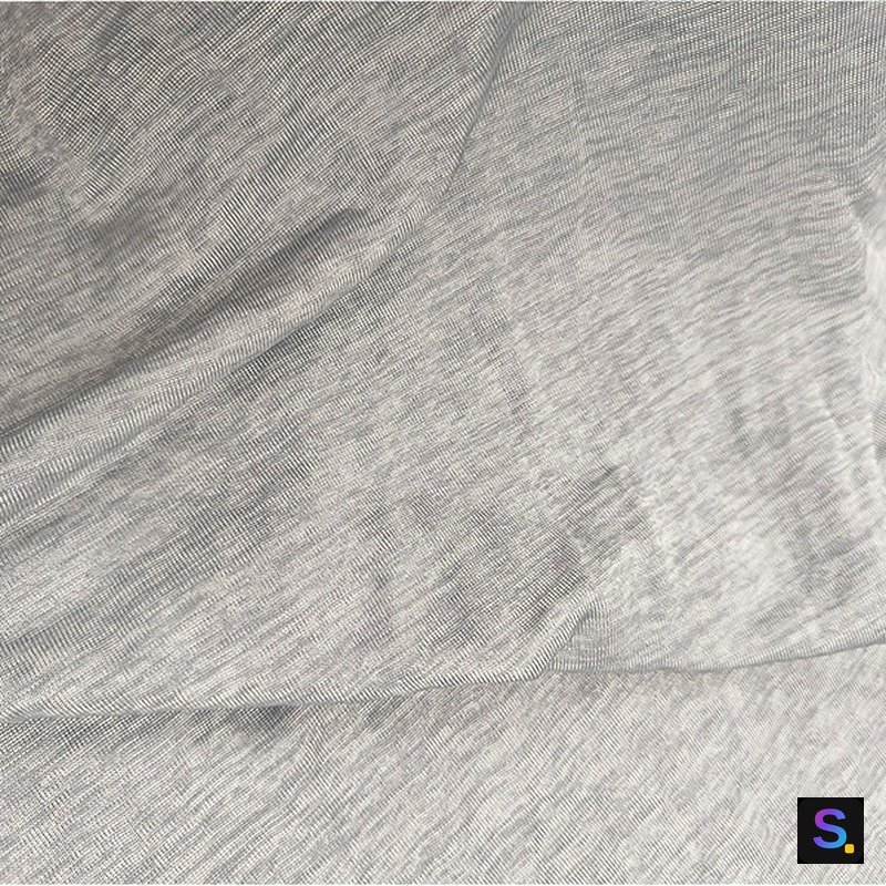 Cloud-Pattern Jersey, Silver Grey — photo 4