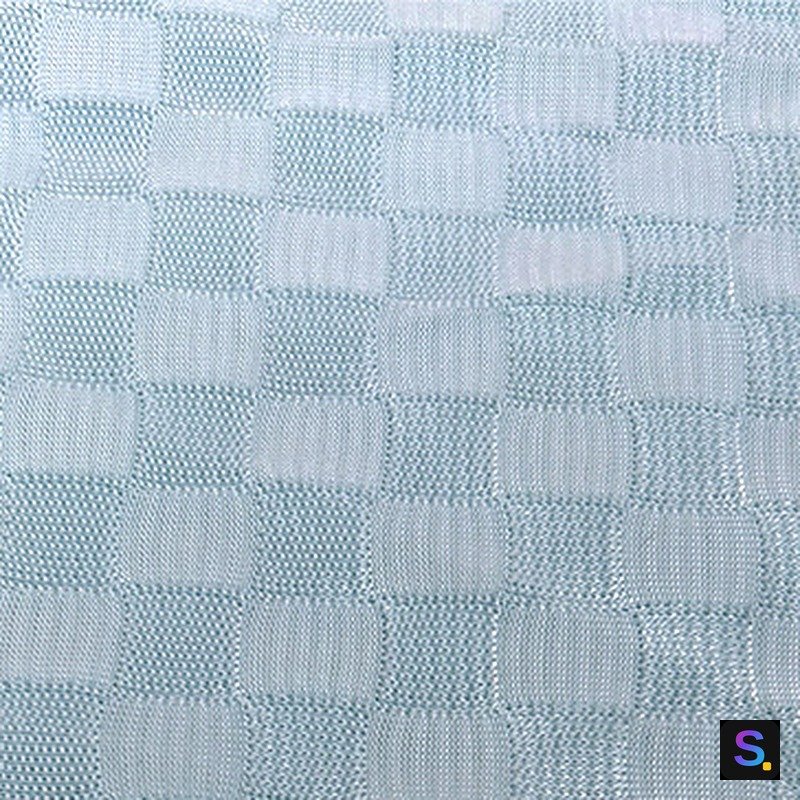 Cooling Jacquard, Aqua Small Check — photo 4