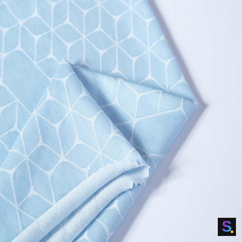 Cooling Jacquard, Blue Diamond Lattice — photo 3