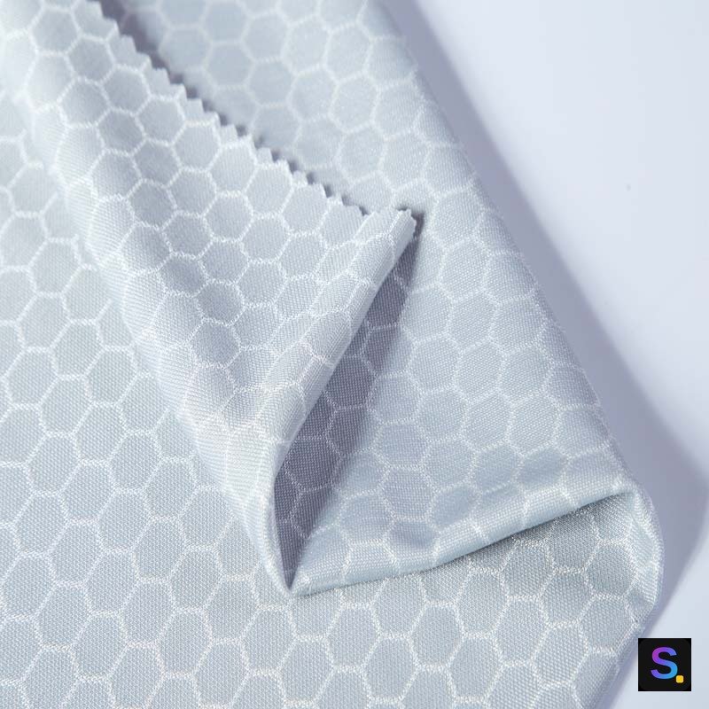 Cooling Jacquard, Grey Hexagon — photo 3