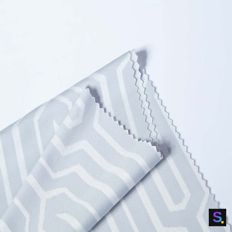 Cooling Jacquard, Light Grey Bar-Block — photo 3