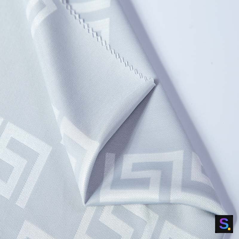 Cooling Jacquard, Light Grey Patchwork Block — photo 2