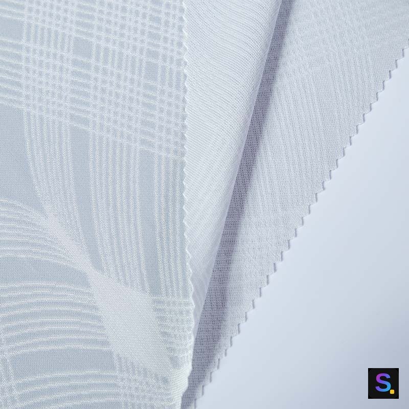 Cooling Jacquard, Light Grey Wave — photo 2