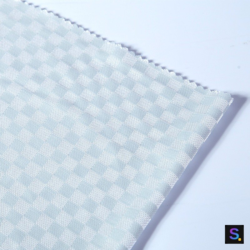 Cooling Jacquard, Silver Checkerboard — photo 3