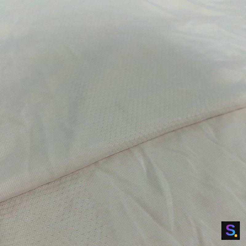 Cooling Mesh, Ivory knitted fabric, nylon / PE