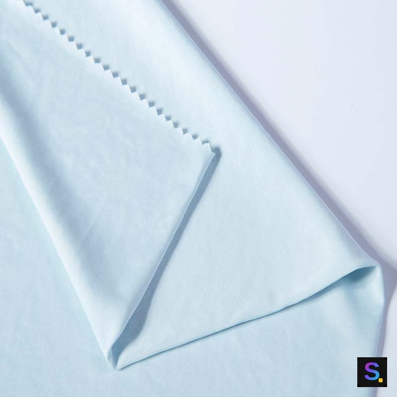 Nylon/PE Cooling Jersey, Ice Blue — photo 3