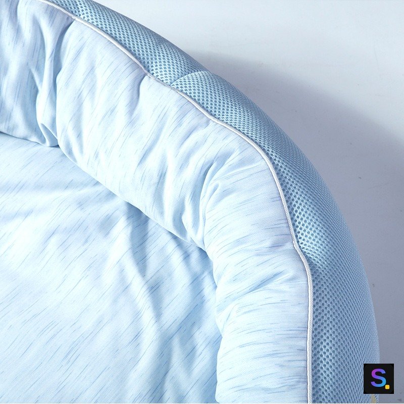 Nylon/PE Cooling Jersey, Light Blue — photo 2