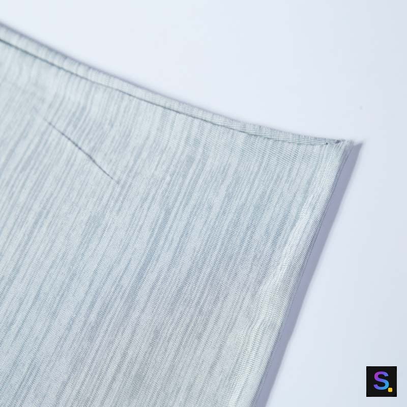Nylon/PE Cooling Jersey, Light Grey knitted fabric, nylon / PE