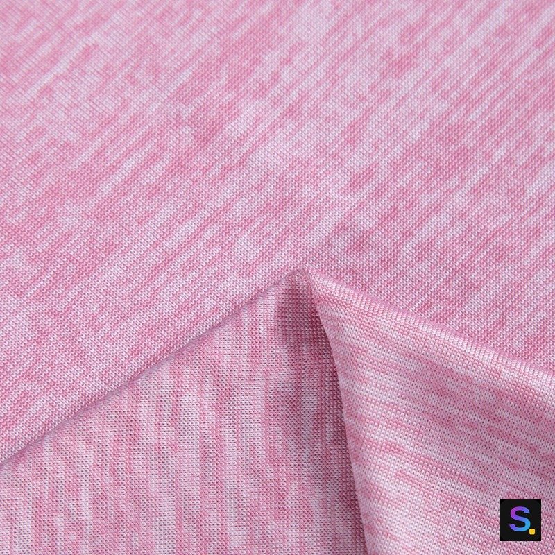 Nylon/PE Cooling Jersey, Rose Pink knitted fabric, nylon / PE
