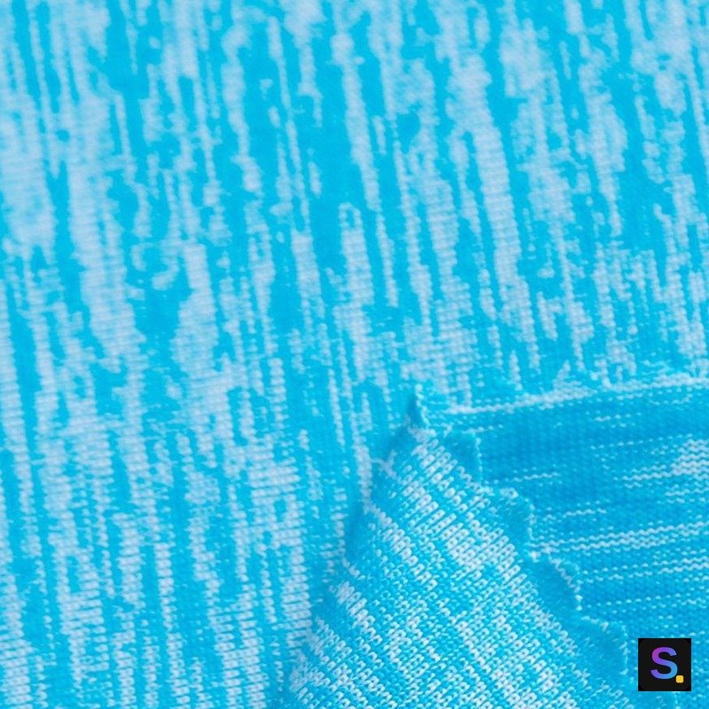 Nylon/PE Cooling Jersey, Turquoise — photo 3
