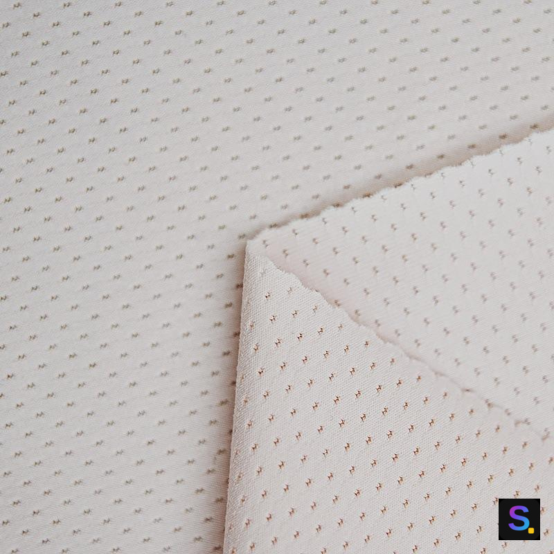 Nylon-Spandex Butterfly Mesh knitted fabric, 88% nylon / 12% spandex
