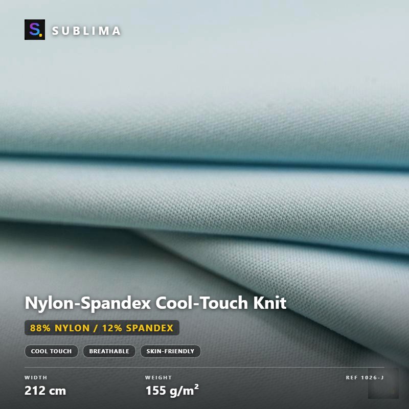 Nylon-Spandex Cool-Touch Knit knitted fabric