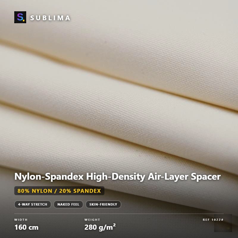 Nylon-Spandex High-Density Air-Layer Spacer knitted fabric