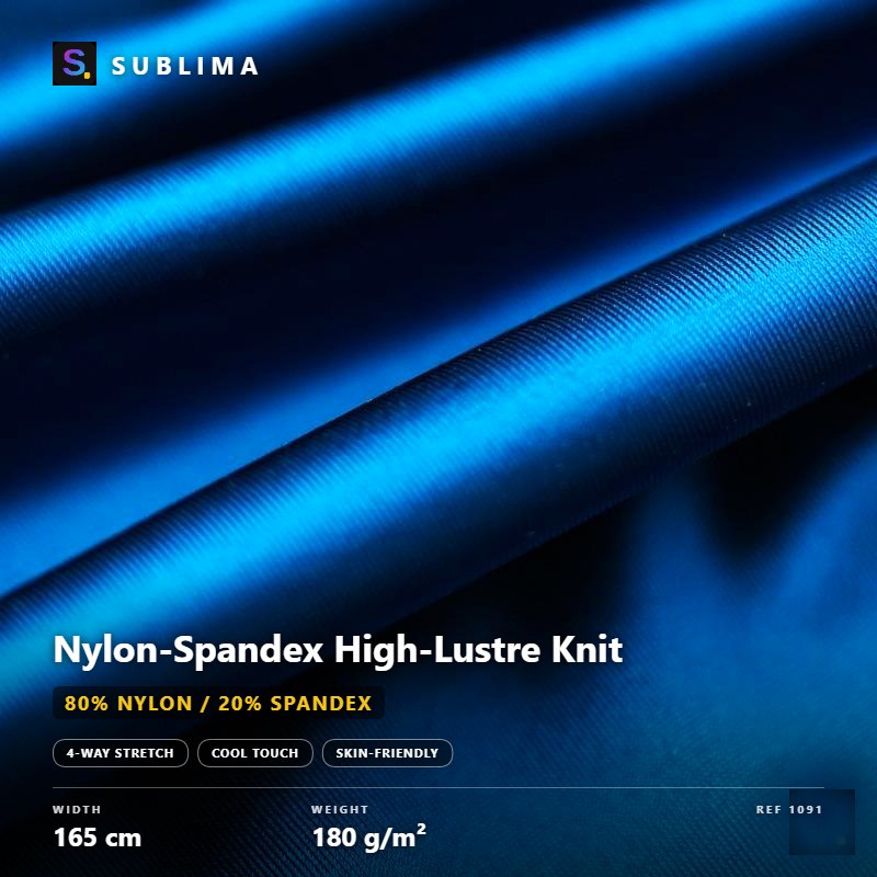 Nylon-Spandex High-Lustre Knit knitted fabric