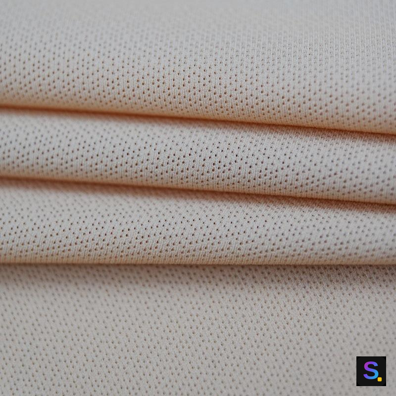 Nylon-Spandex Micro-Dot Knit knitted fabric, 65% nylon / 35% spandex