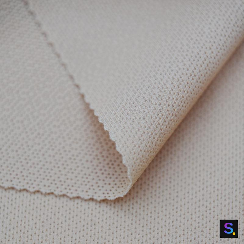 Nylon-Spandex Micro-Dot Knit surface detail