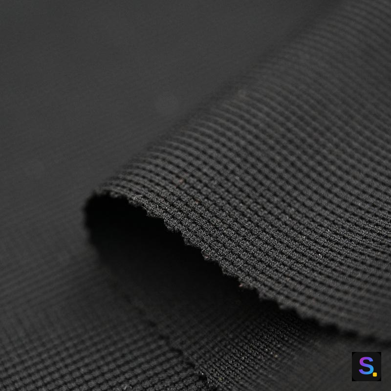 Nylon-Spandex Micro-Grid knitted fabric, 72% nylon / 28% spandex
