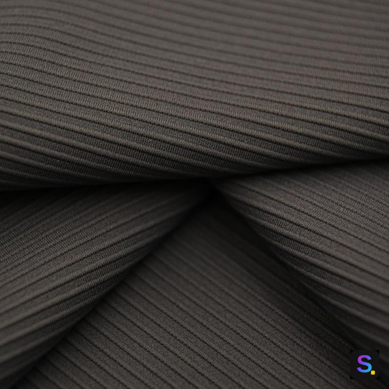 Nylon-Spandex Slim-Rib surface detail