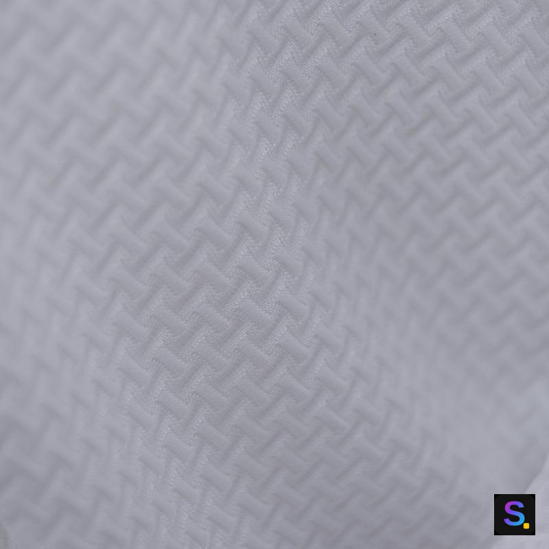 Nylon-Spandex Slub Seersucker knitted fabric, 94% nylon / 6% spandex