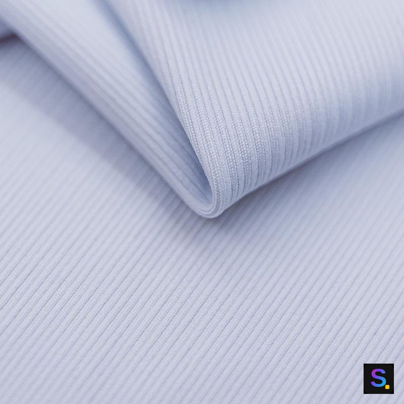 Nylon-Spandex Two-Yarn Drop-Needle Stripe surface detail