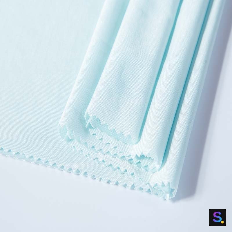 Plain Cooling Jersey, Light Aqua — photo 2