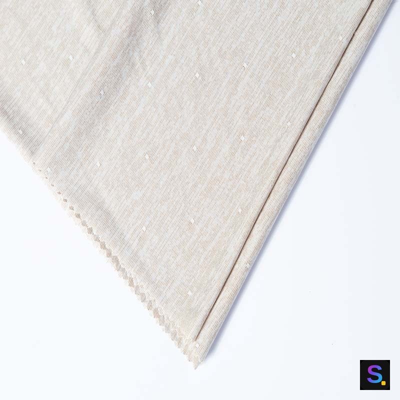 Plain Cooling Jersey, Light Khaki — photo 3