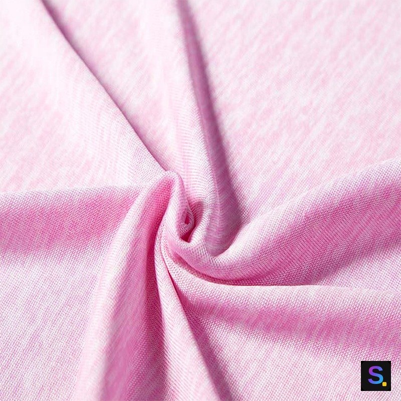 Plain Cooling Jersey, Pink Heather — photo 3