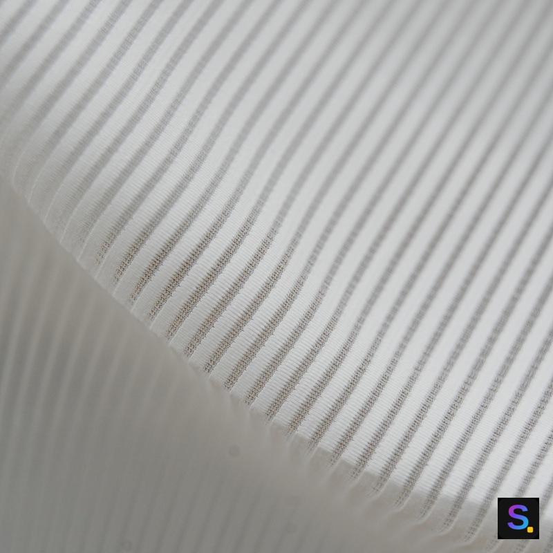 Poly-Spandex Pinstripe Stretch Knit knitted fabric, 77% polyester / 23% spandex