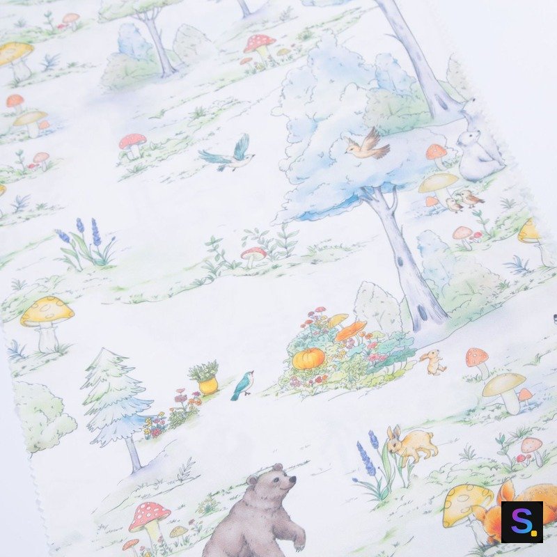 Printed Cooling Jersey, Woodland Bird Print — photo 4
