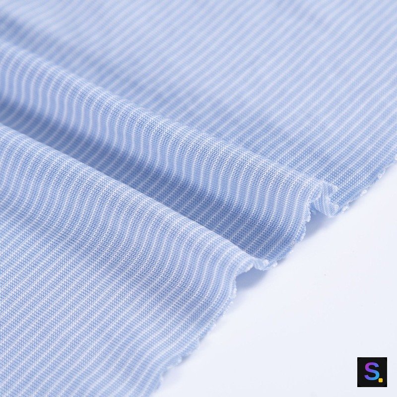 Striped Cooling Jersey, Blue Pinstripe — photo 3