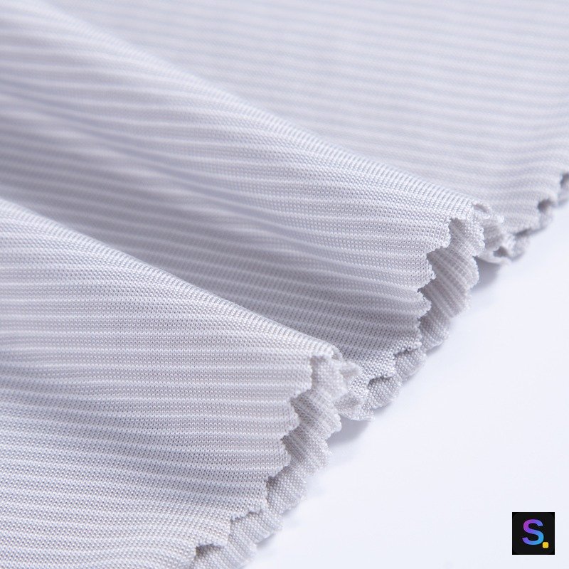 Striped Cooling Jersey, Grey Pinstripe — photo 4