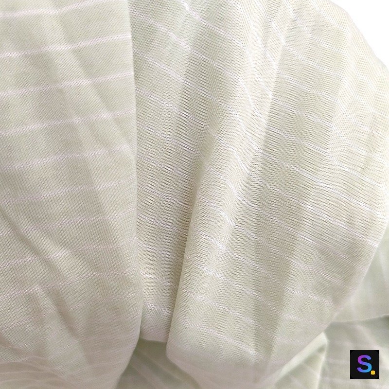 Striped Cooling Jersey, Ivory Stripe — photo 2