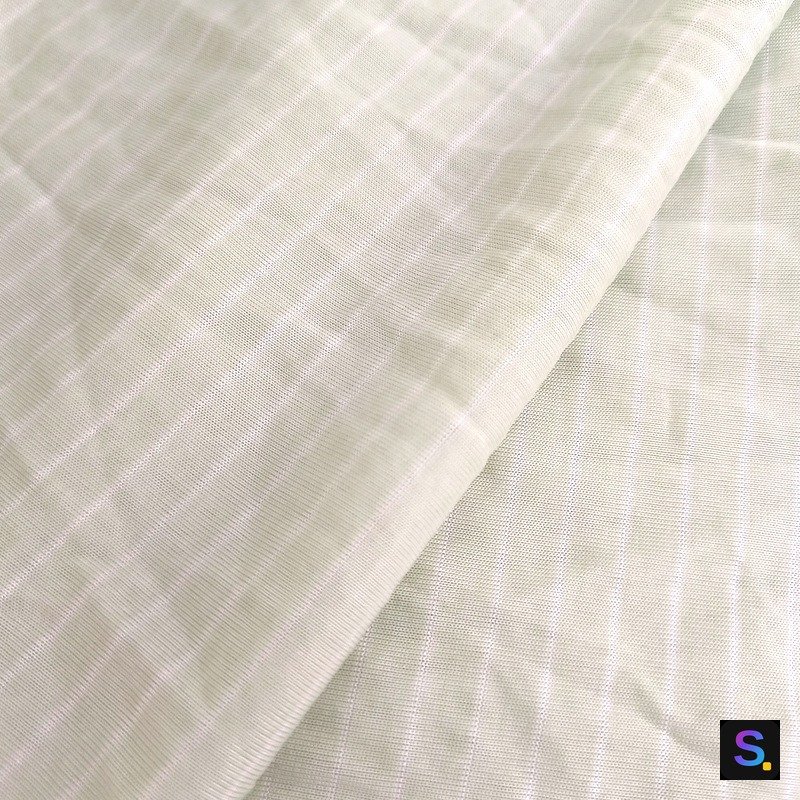 Striped Cooling Jersey, Ivory Stripe — photo 3