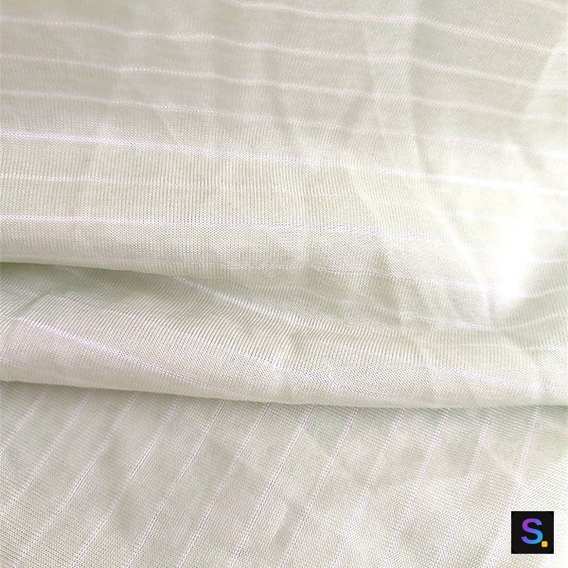 Striped Cooling Jersey, Ivory Stripe — photo 4