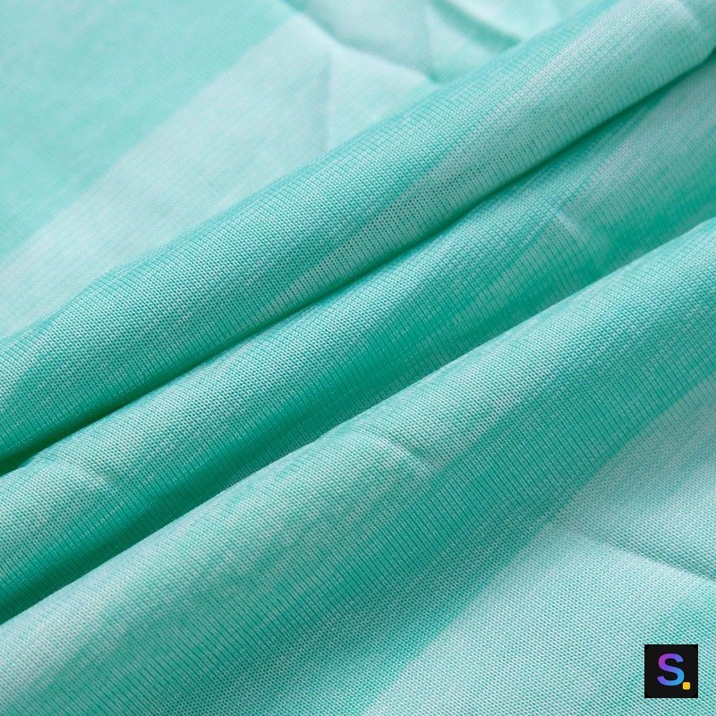 Striped Cooling Jersey, Mint Stripe — photo 3