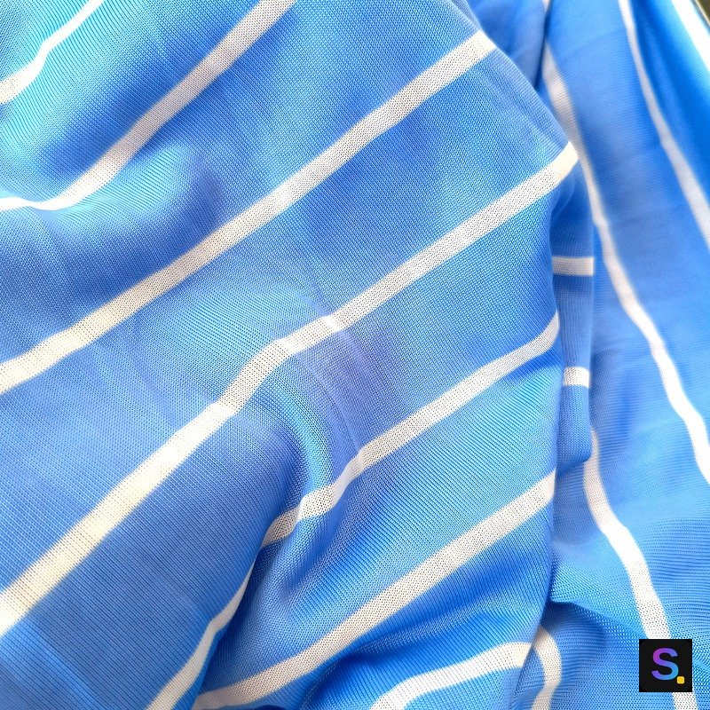 Striped Cooling Jersey, Multicolour Stripe — photo 3