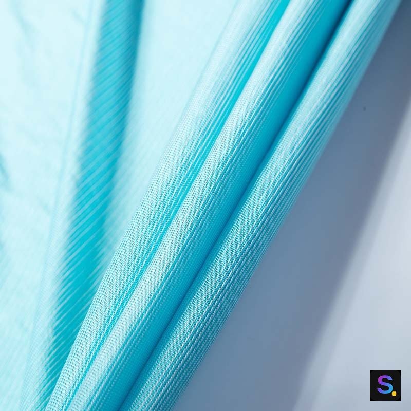Striped Cooling Jersey, Turquoise Stripe — photo 3
