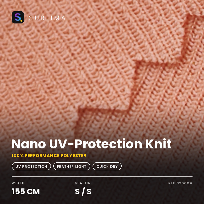 Nano UV-Protection Knit knitted fabric