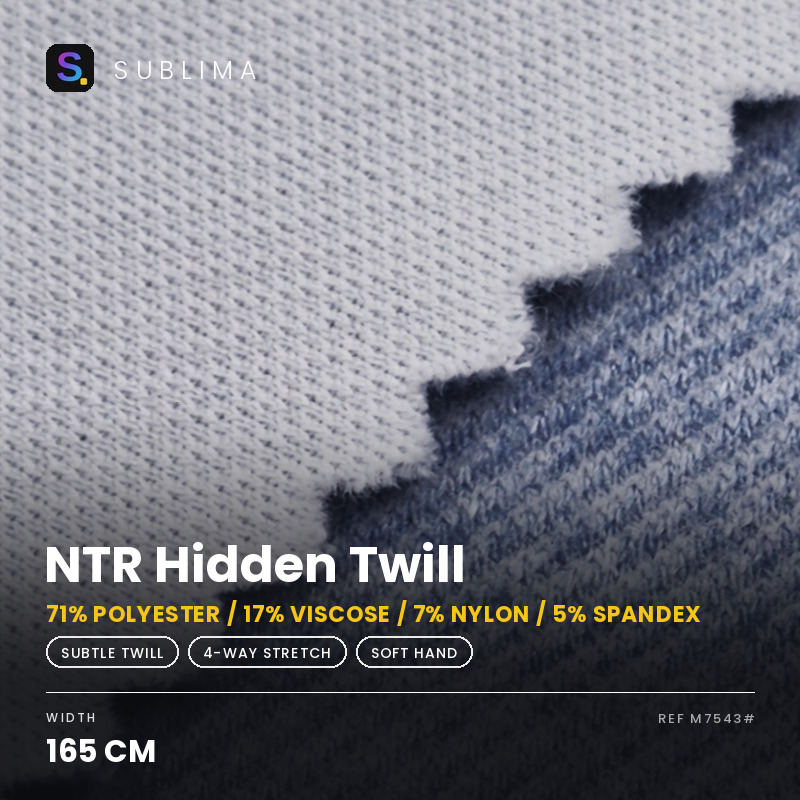 NTR Hidden Twill knitted fabric