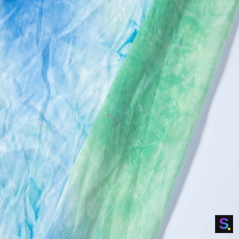 Tie-Dye Jersey, Blue-Green Tie-Dye — photo 2
