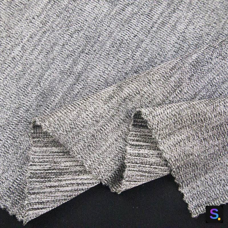 Melange Polyester-Spandex Jersey — photo 2